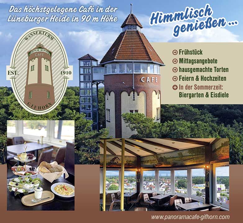 Panorama Cafe im Wasserturm in Gifhorn